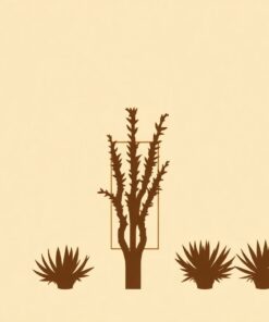 Frond Silhouette Paint Numbers