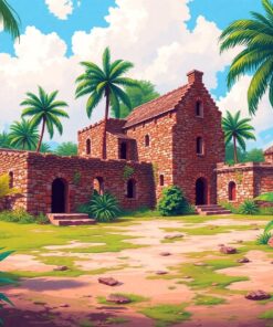 Mill Ruins Paint Numbers