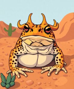 Horned Toad Paint Numbers