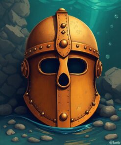 Brass Helmet Paint Numbers