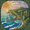 Vintage Sunlit Celtic Shores Paint By Numbers