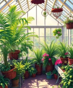 Fern Baskets Paint Numbers