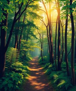 Forest Walk Paint Numbers