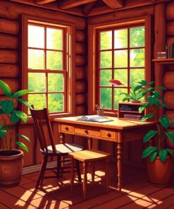 Writing Desk Paint Numbers