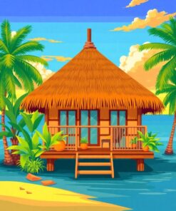 Thatch Villa Paint Numbers