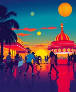 Roller Disco Paint Numbers