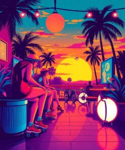 Skater Lounge Paint Numbers