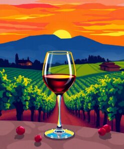 Wine Glass Paint Numbers