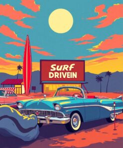 Surf Drive Paint Numbers