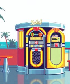 Jukebox Booth Paint Numbers