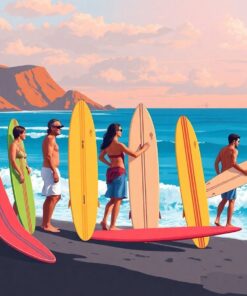 Surf Lineup Paint Numbers