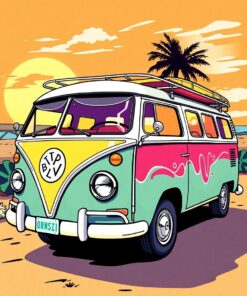 Kombi Van Paint Numbers