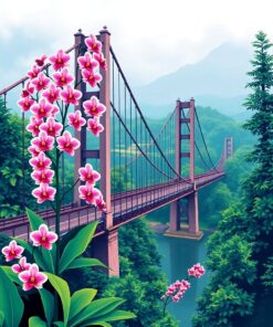 Bridge Orchids Paint Numbers