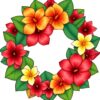 Anthurium Wreath Paint Numbers