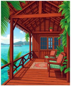 Tropical Bounty Paint Numbers