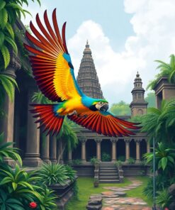 Macaw Flight Paint Numbers