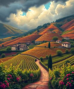 Terraced Stormscape Paint Numbers