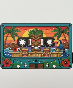 Vintage Tiki Bar Mixtape Paint By Numbers