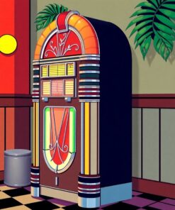 Diner Tunes Paint Numbers