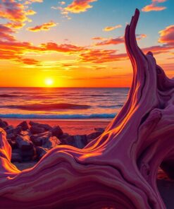 Sunset View Paint Numbers