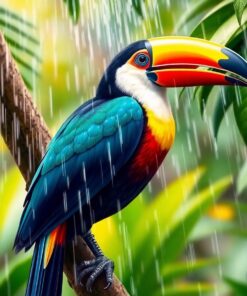 Rain Shower Paint Numbers