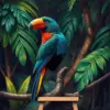 Vintage Toucanet Monsoon Refuge Paint By Numbers