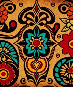 Skin Motif Paint Numbers