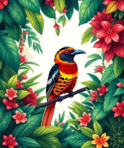 Botanical Alcove Paint Numbers