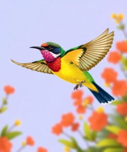 Bunting Flight Paint Numbers