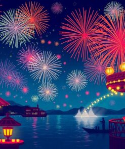 Cabaret Fireworks Paint Numbers