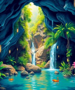 Tropic Grotto Paint Numbers