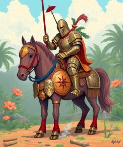 Armored Steed Paint Numbers