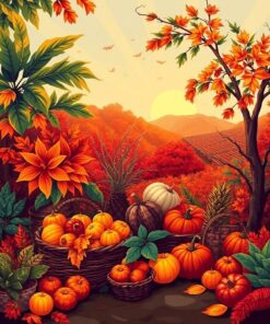 Autumn Harvest Paint Numbers