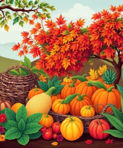 Autumn Harvest Paint Numbers