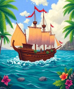 Avalon Galleon Paint Numbers