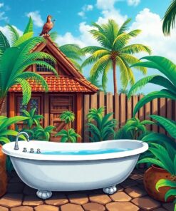 Bath Retreat Paint Numbers