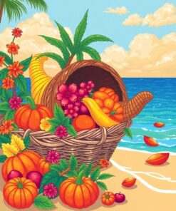 Beach Harvest Paint Numbers