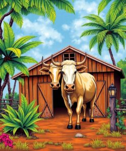 Brahman Barn Paint Numbers