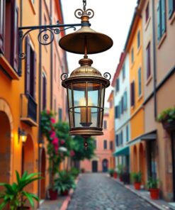 Brass Lantern Paint Numbers