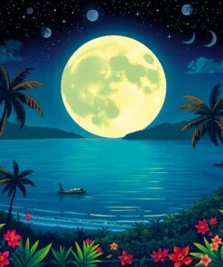 Caldera Moon Paint Numbers