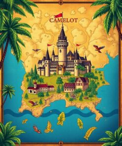 Camelot Map Paint Numbers