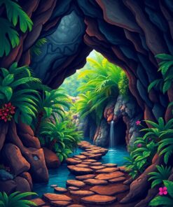 Cave Path Paint Numbers