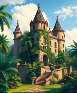 Chateau Ruins Paint Numbers