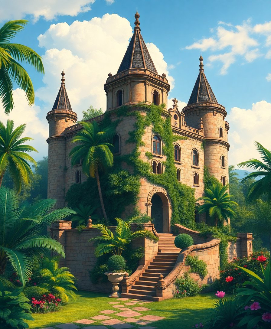 Chateau Ruins Paint Numbers Chateau Ruins Paint Numbers