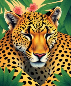 Cheetah Slumber Paint Numbers