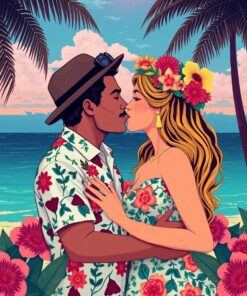 Cinema Kiss Paint Numbers