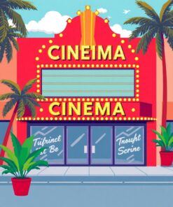 Cinema Marquee Paint Numbers