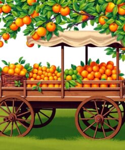 Citrus Cart Paint Numbers