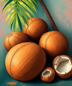 Coconut Shells Paint Numbers