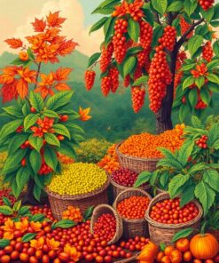 Coffee Harvest Paint Numbers